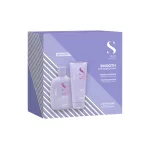 Semi di Lino Smooth Kit - rakoncátlan hajra való csomag ajándék scrunchie hajgumiszettel