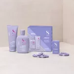 Semi di Lino Smooth Kit - rakoncátlan hajra való csomag ajándék scrunchie hajgumiszettel