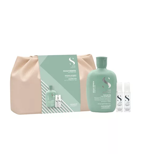Semi di Lino Scalp Renew Kit - hajhullás elleni csomag exkluzív neszesszerben