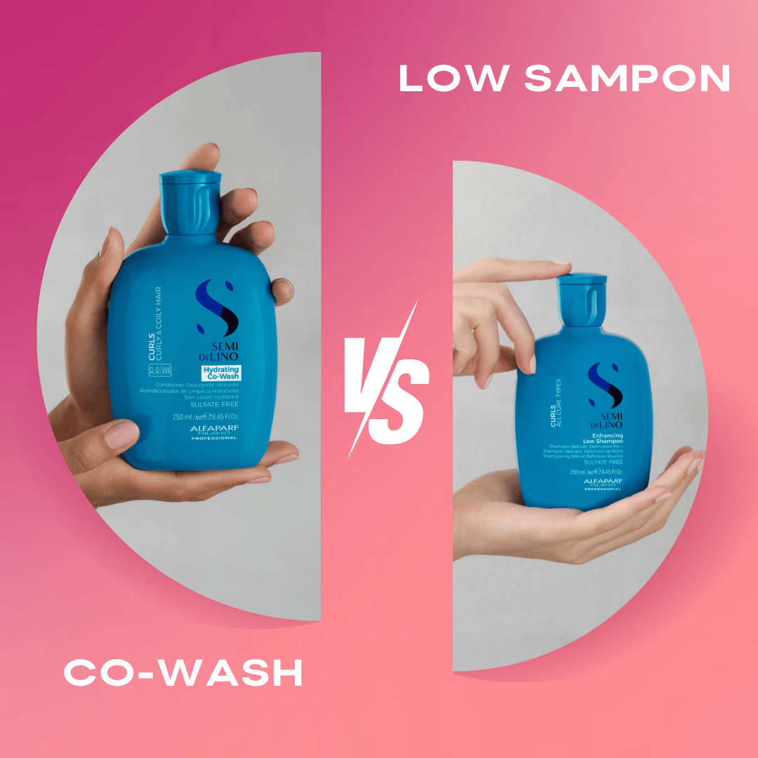Co-wash vs. low sampon